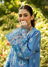 Sadaf Fawad Lawn '25 | WISTERIA-5A | 3PC Embroidered Lawn Suit